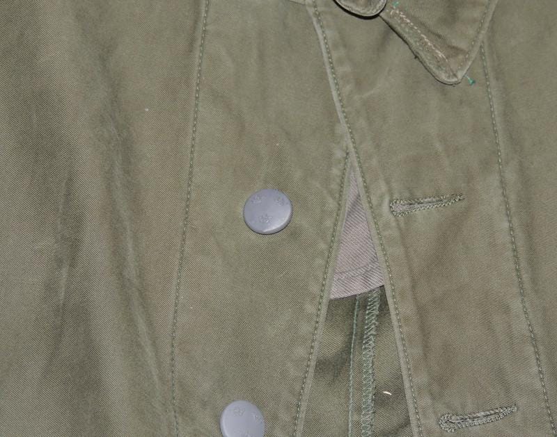 Bluza wojskowa szwedzka retro z lat 80. z ogonem zielona C44