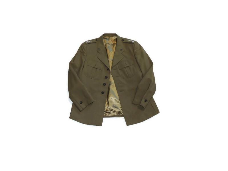 Trousers and jacket of the Polish Army garrison uniform from the 1970s
