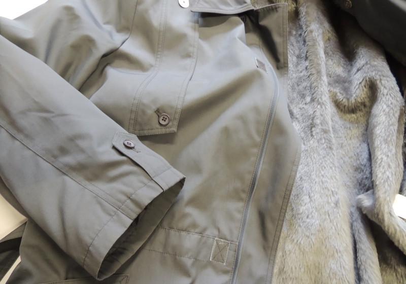 Garisson Army Army Steel Blue Trenchcoat Parka with Original Lining