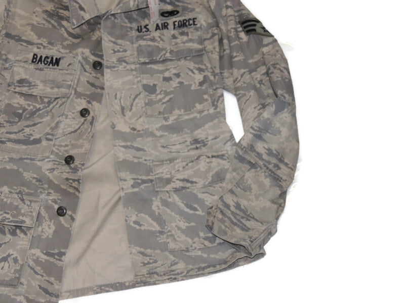 Oryginalna bluza mundurowa US Air Force ABU Digital Tiger Stripe rozmiar 44R
