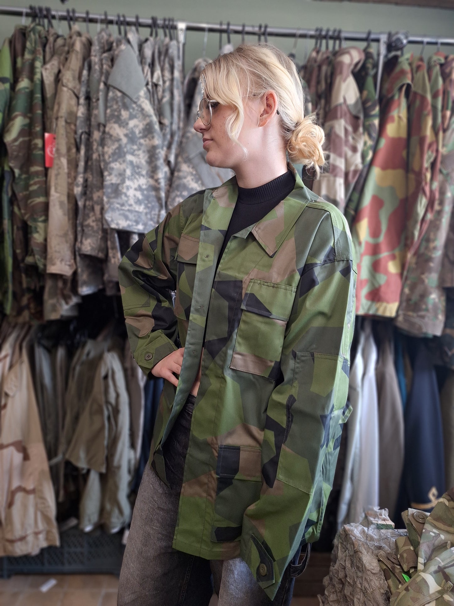 BDU shirt in Swedish M90 camouflage
