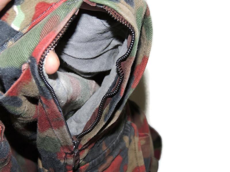 Swiss Alepnflage military trousers from the 1970s, cotton