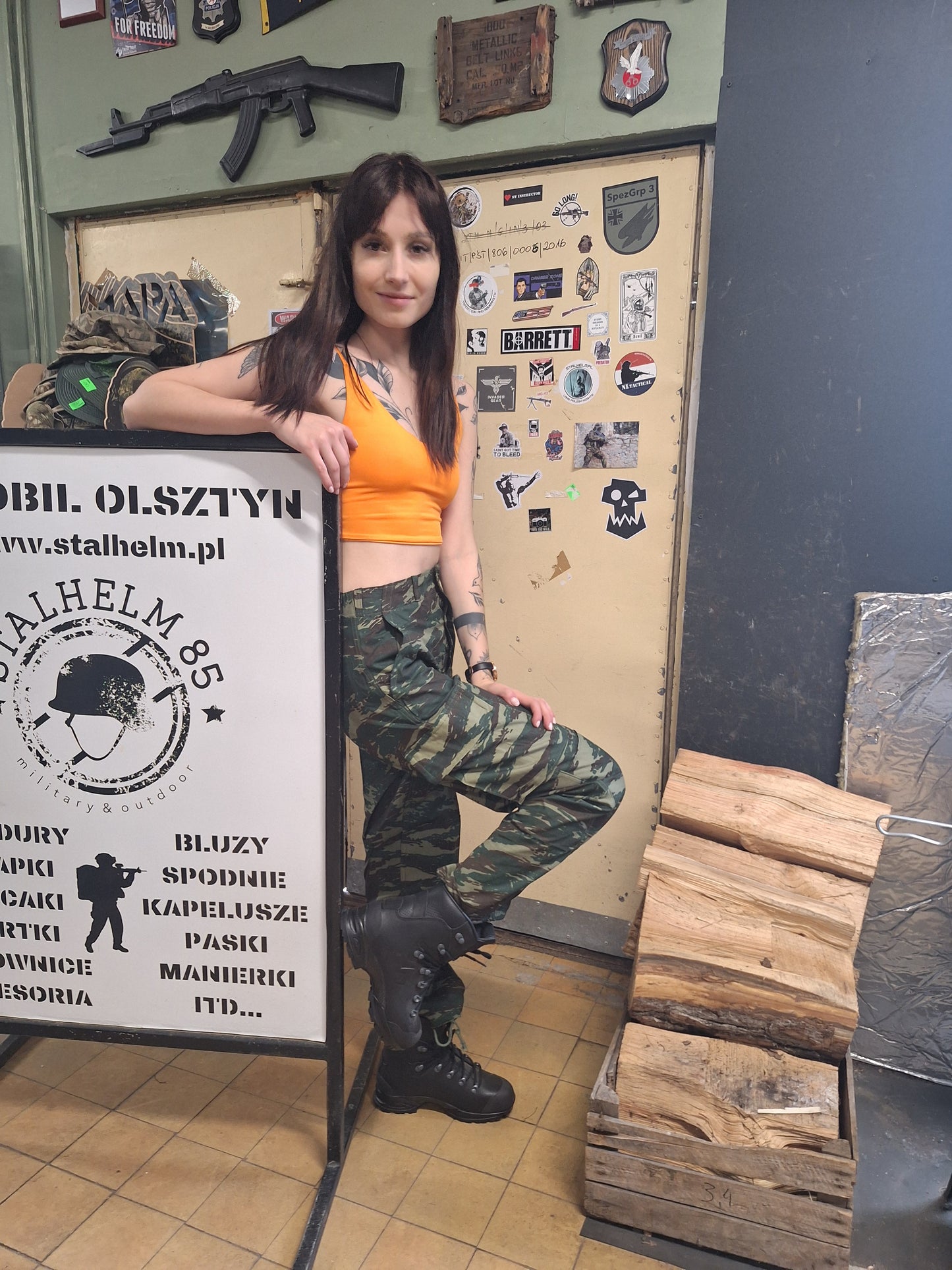 Lizard Green Greek Military Pants Small Size