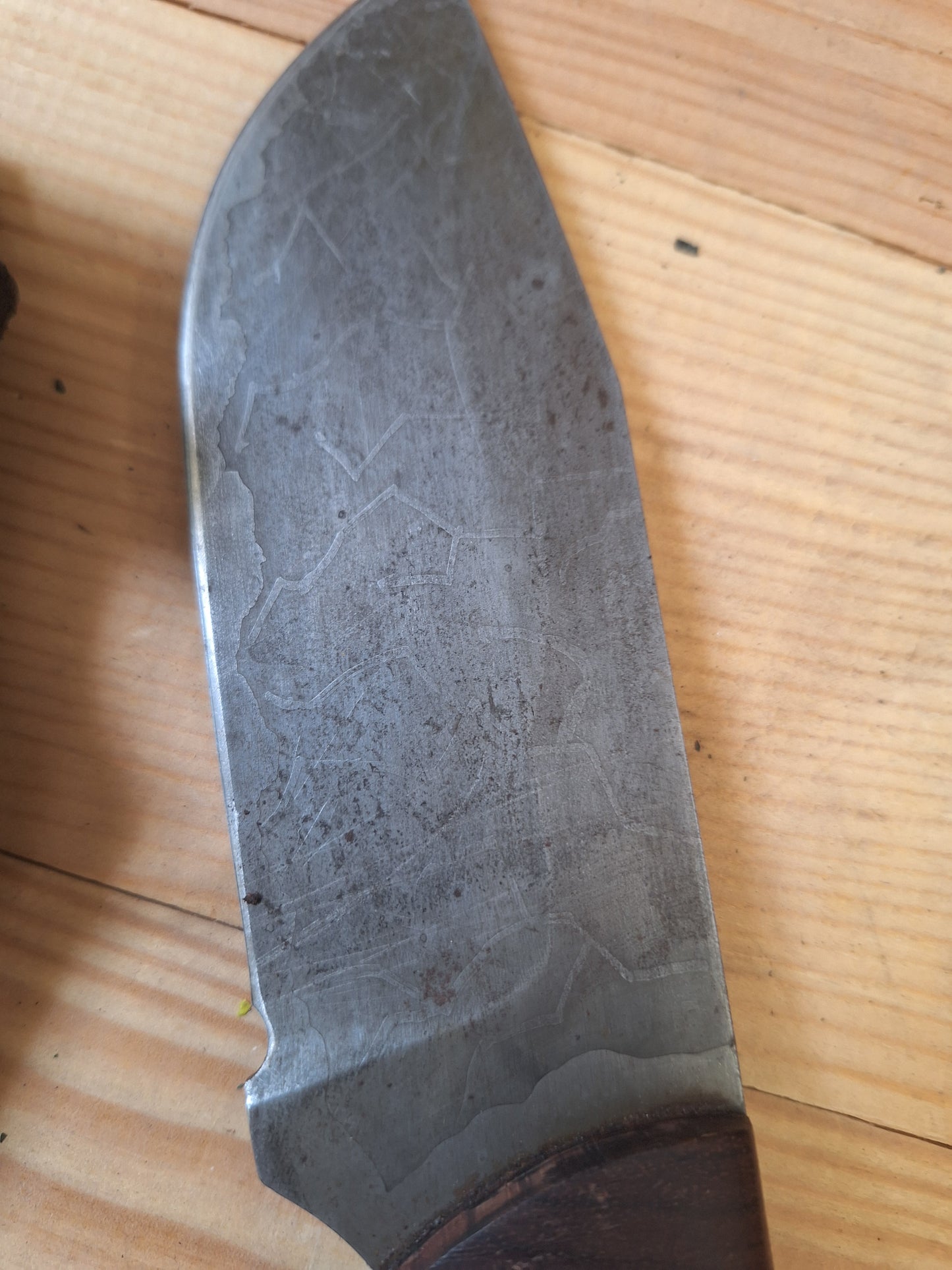Hand Made Survival Knife with Full Tang Leather Sheath