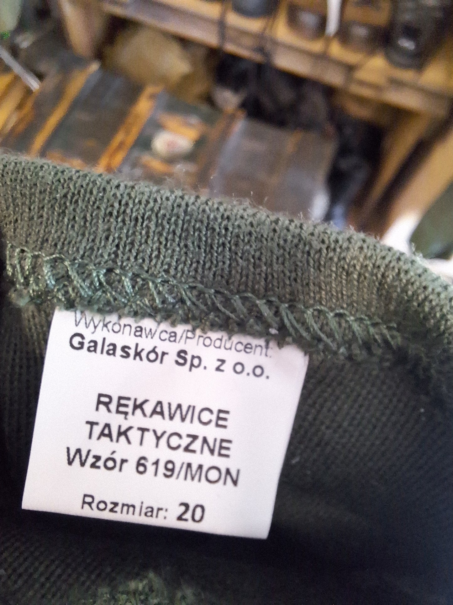 Polish Army Summer Gloves 619/MON