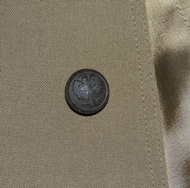 Trousers and jacket of the Polish Army garrison uniform from the 1970s