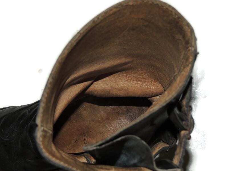 Original Polish Army motorcycle boots from the 1980s