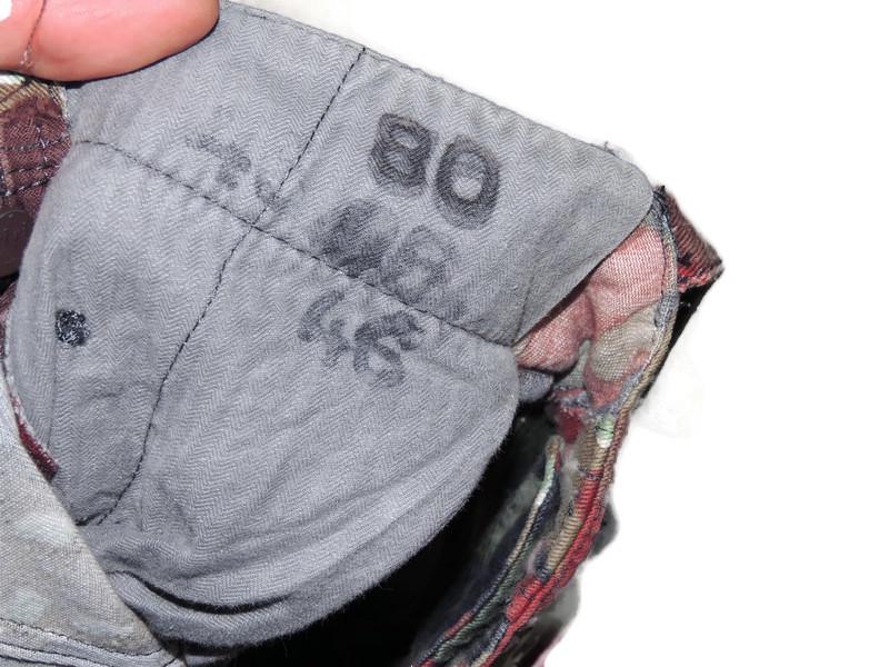 Swiss Alepnflage military trousers from the 1970s, cotton