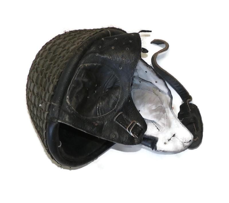 Romanian Cold War communist paratrooper helmet.
