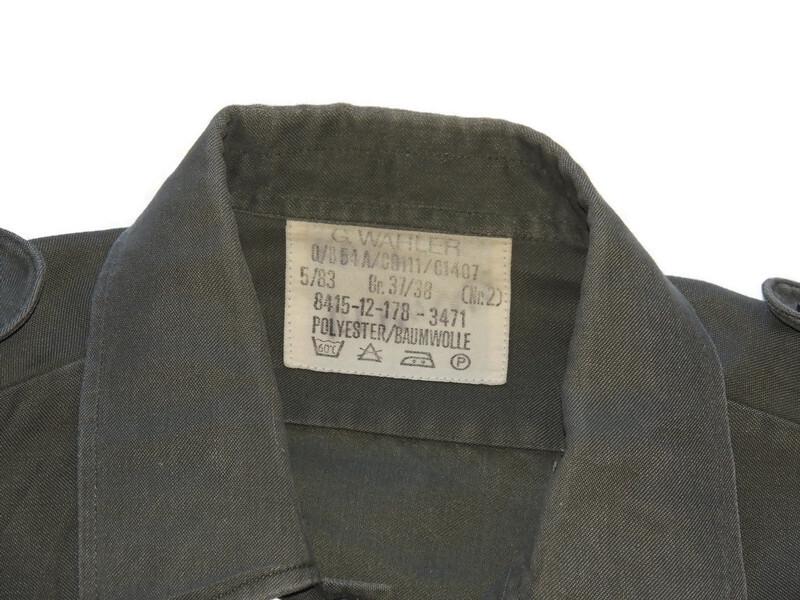 Oryginalna niemiecka koszula polowa OD Green Bundeswehr wydana GR2 lata 80.