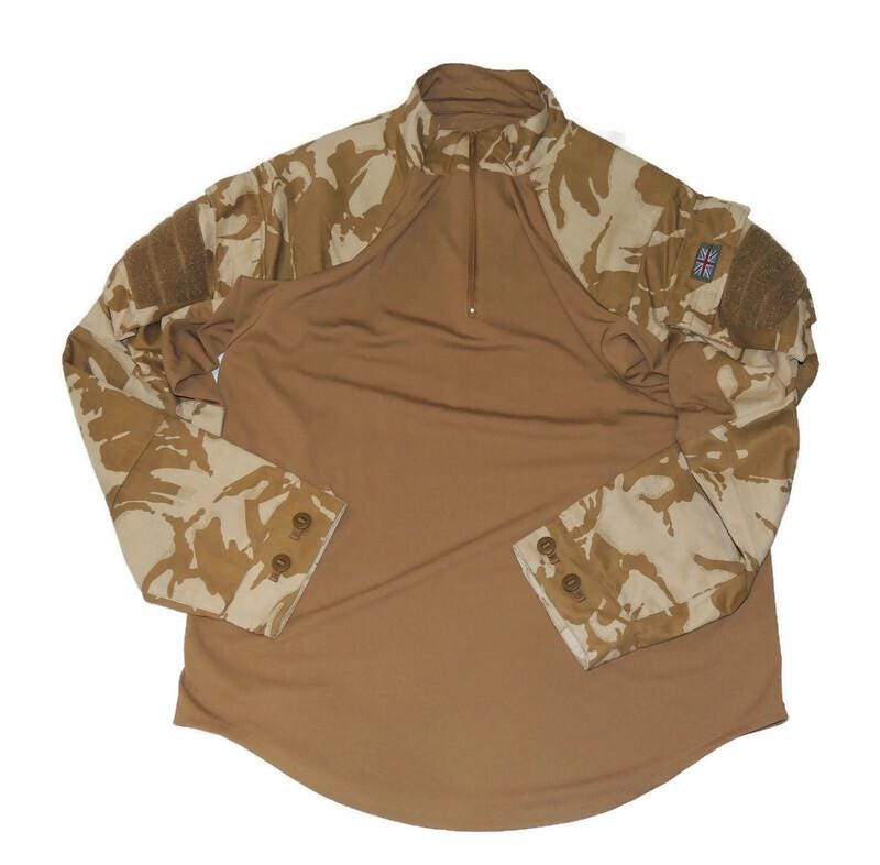UBACS British Army Desert DPM Combat Shirt New