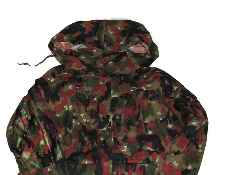 Swiss Army Parka Alpentarn Camouflage Retro Like New Gr 48