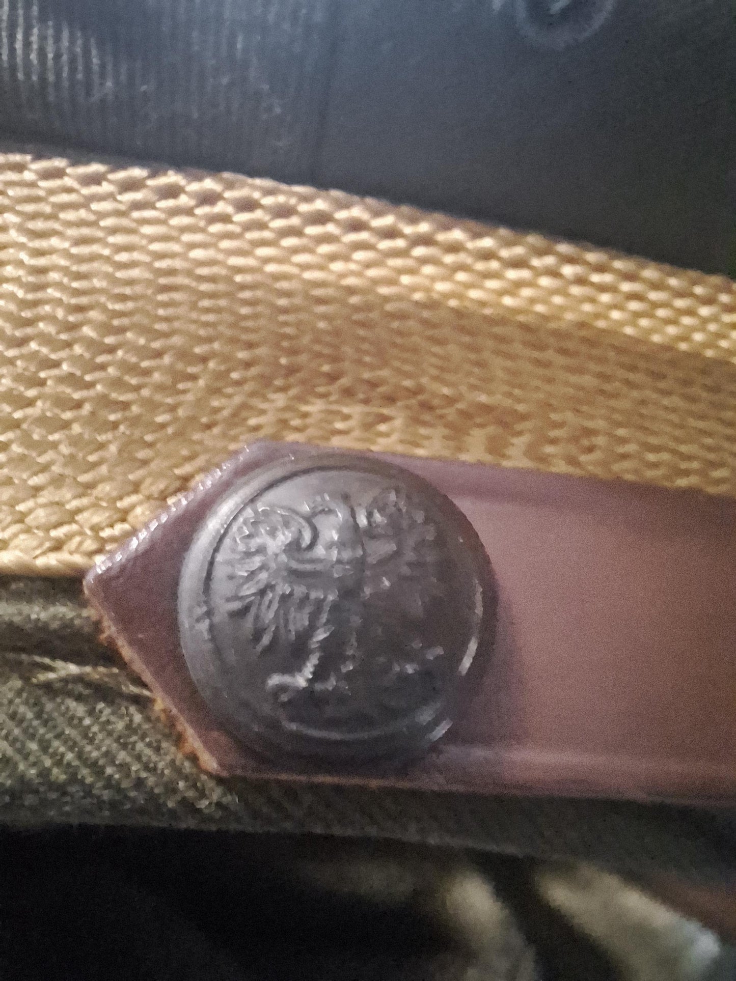 Garnisonsmütze eines Offiziers der polnischen Armee aus der kommunistischen Ära der 1970er Jahre