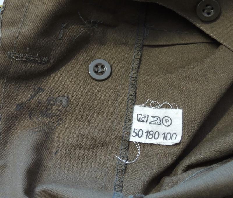 Czechoslovak Military Green Trousers, Old Style