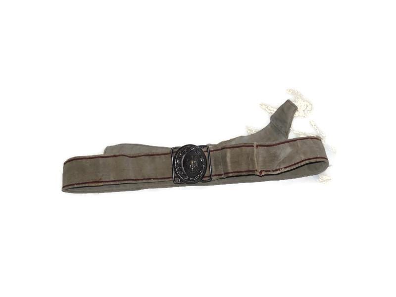 Polish officer's belt from the 1950s with the Polish eagle from the communist era