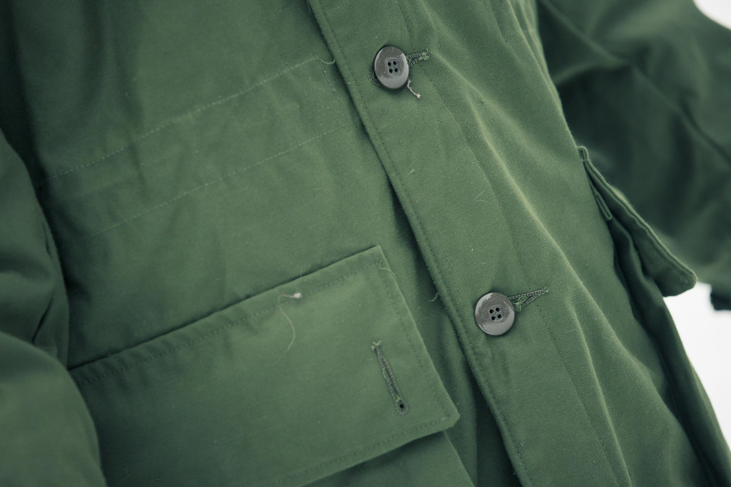 Ocieplany kurtka szwedzkiego wojska C52 z ociepleniem zielona