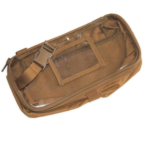 NFM Coyote Tan Norwegian Transparent Saddlebag