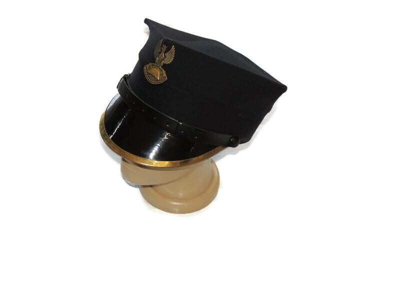 Polish four-cornered firefighter cap with eagle
