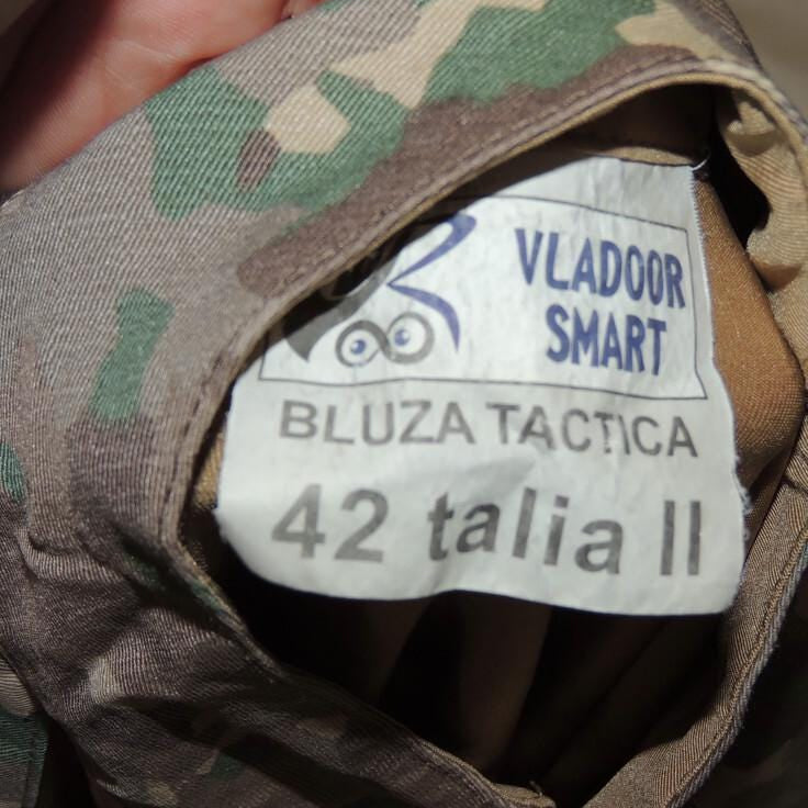 Original Romanian combat shirt Fractal Woodland