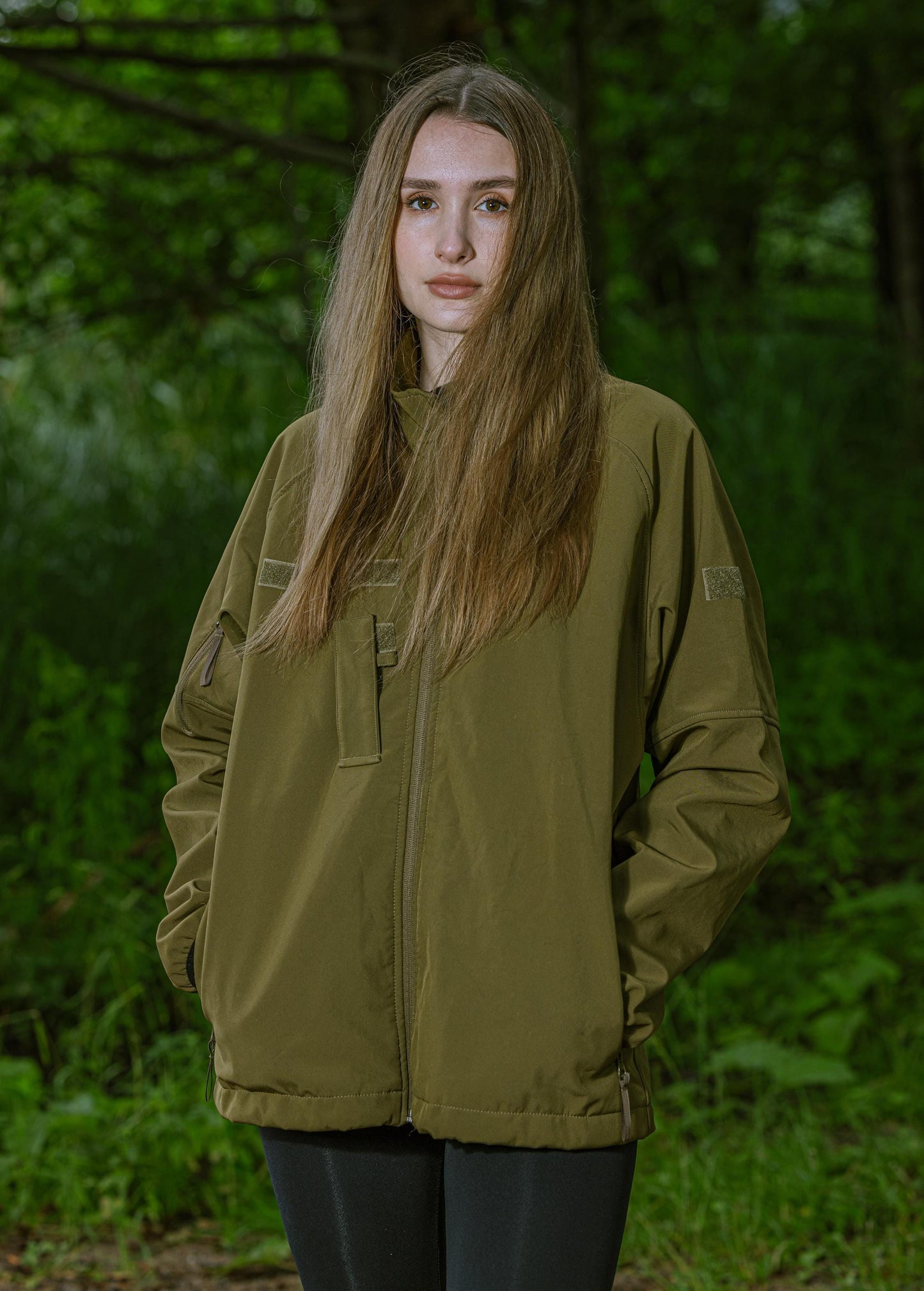 Original Dutch military softshell jacket with microfleece