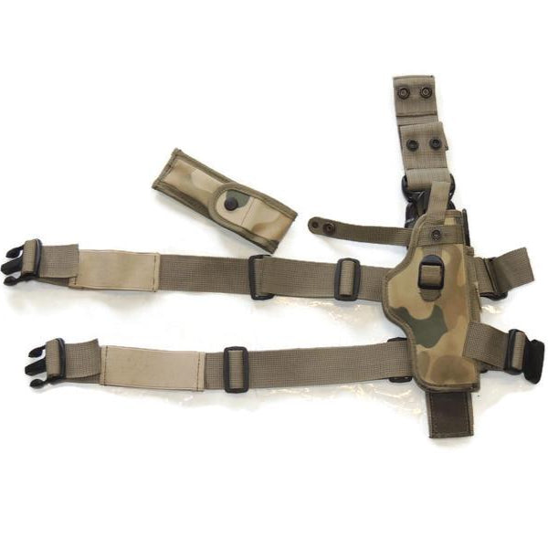 Polish holster wz93 Panther desert version with a thigh panel