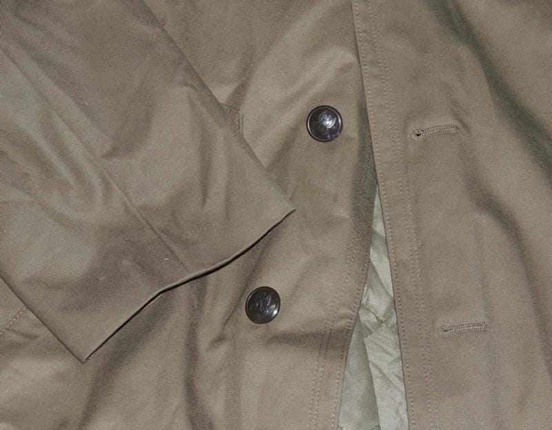 Polish Military Summer Coat with Lining 1990s 214/MON