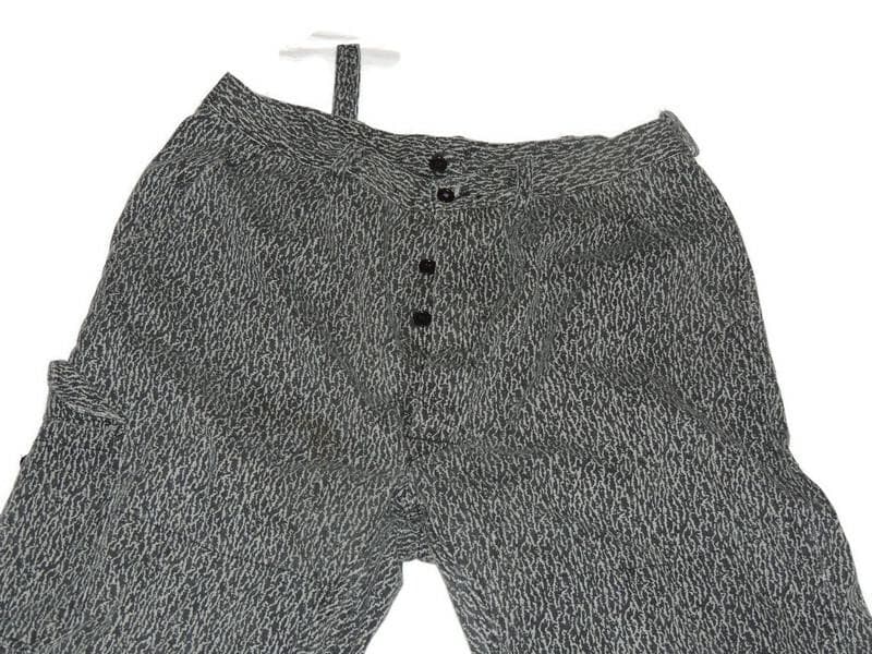 Polish Firefighter Trousers, Moro Pattern, Wz68, Original 1980s
