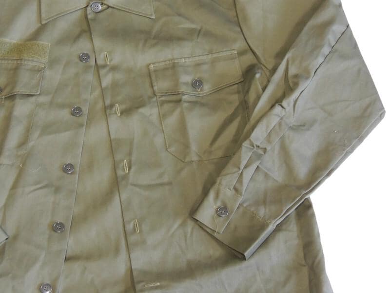 Danish Army Barracks Shirt OD Green 40N Original