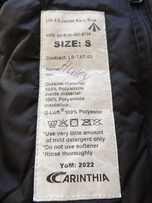 Kurtka Carinthia LIG 4.0 Jacket Navy Blue S Kontrakt