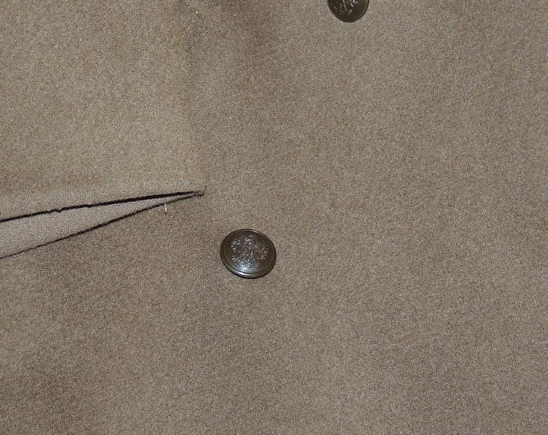 Polish trench coat of the Polish People's Army, woolen, original, with rank.