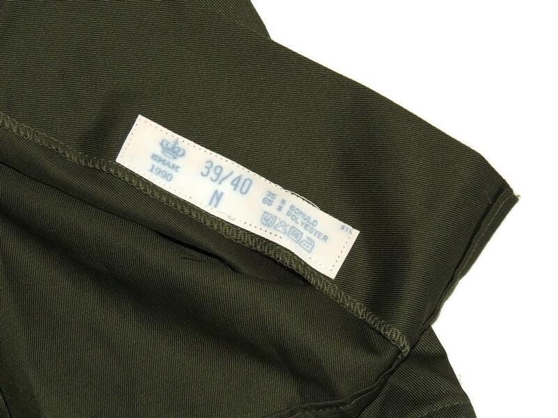 Danish Army Barracks Shirt OD Green 40N Original