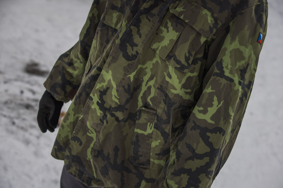 Czeska kurtka wojskowa typu parka w kamuflażu Vz. 95, rozmiar 170/92