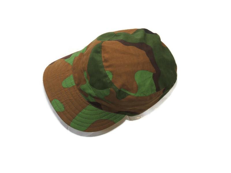 Dutch Army Patrol Cap in Rare Camouflage, Size 55