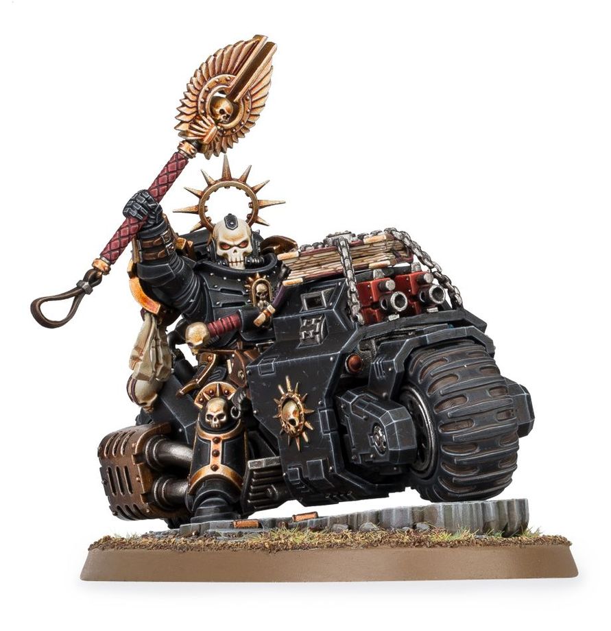 Chaplain on Bike Warhammer 40k