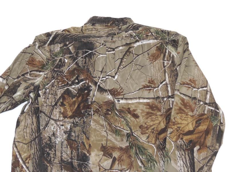Realtree Camouflage Button-Down Shirt, Size XL