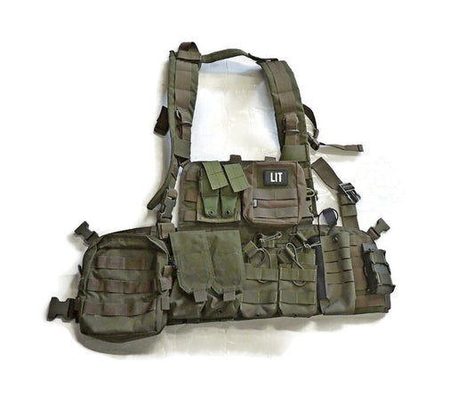 Kamizelka taktyczna Chestrig warrior assault systems Olive z ładownicami