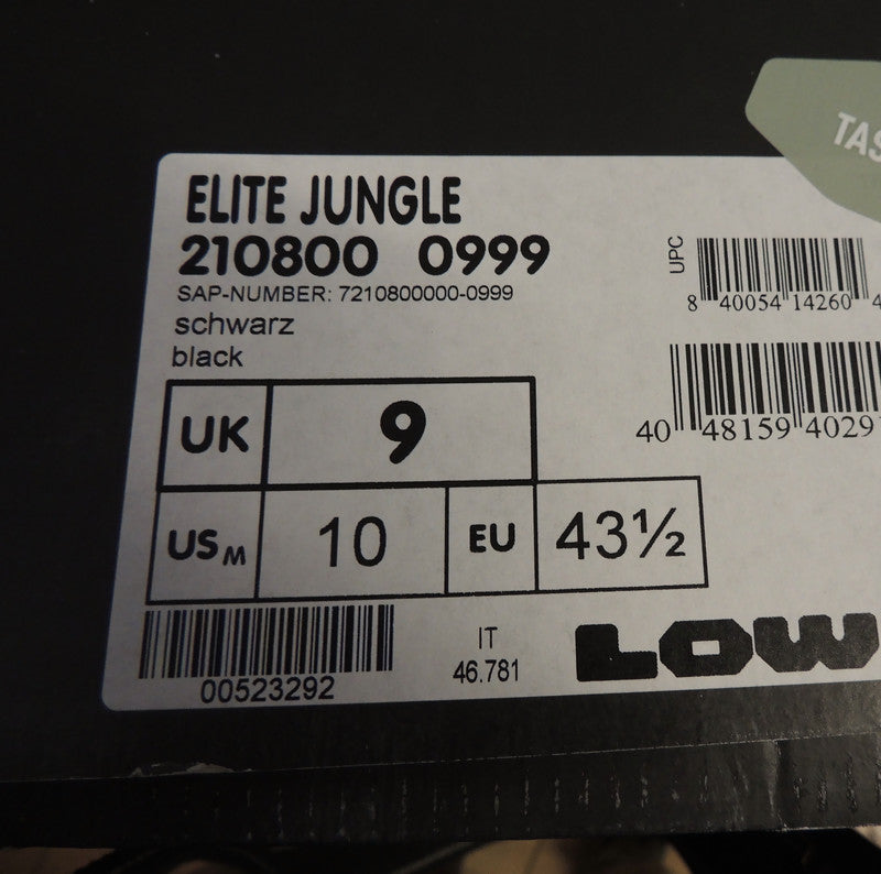 LOWA - Elite Jungle Boots black - 43.5 UK 9