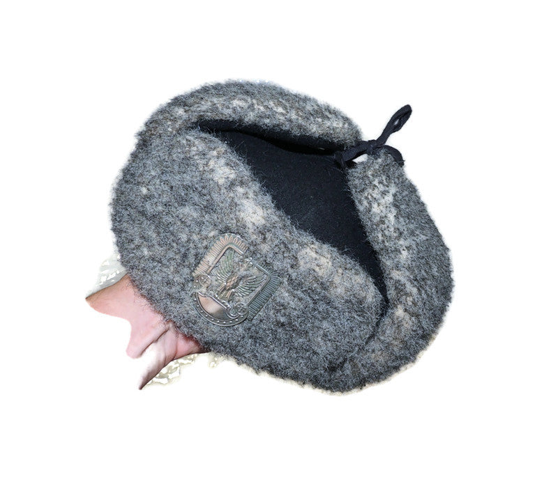 Uschanka-Wintermütze der polnischen Luftwaffe, Größe 56 cm