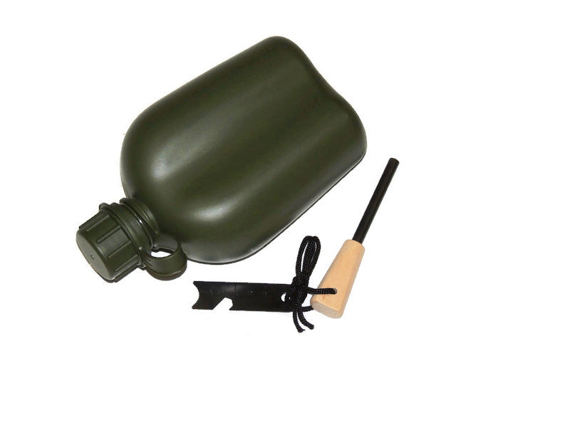 Magnesium Fire Starter Wooden Handle