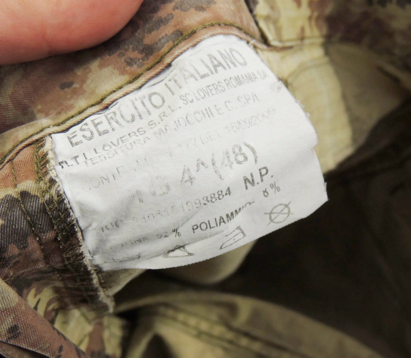 Italian Army Military Trousers Vegetato 48^4