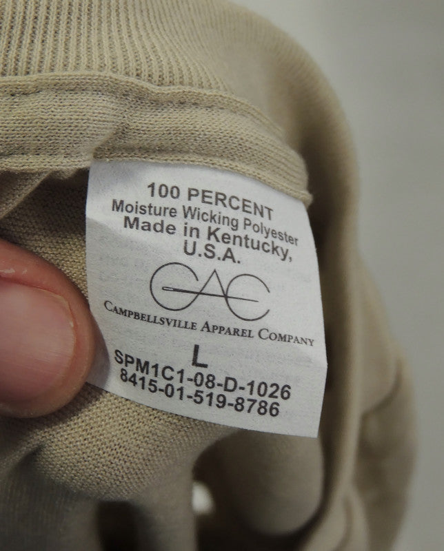 US Army Tan Large T-shirt