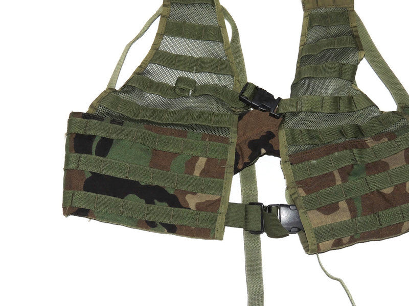 USA FLC Woodland Molle Tactical Vest