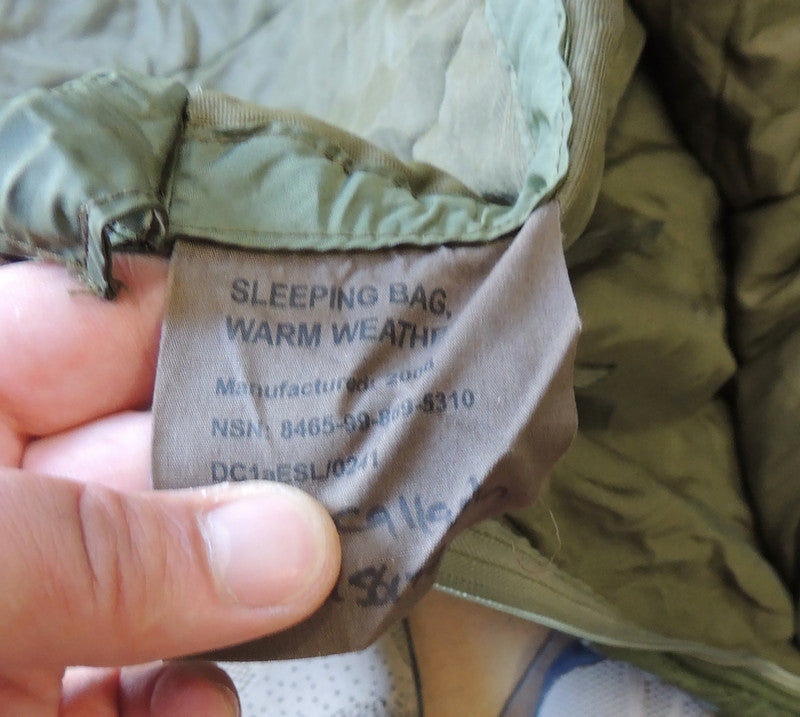 Warmer Waetaher-Schlafsack des britischen Militärs – Dschungel