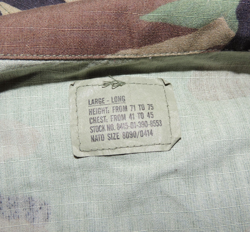 Bluza US Army BDU Woodland Large Long
