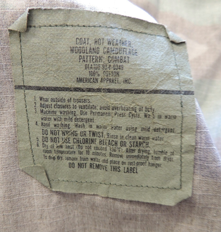 Bluza US Army BDU Woodland Medium Long 100% Cotton