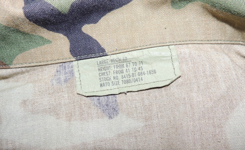 Bluza US Navy BDU Woodland Large Reg SeaBees