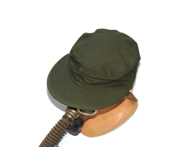 US Army Korea M-43 Cap Field Cotton OD With Visor 7