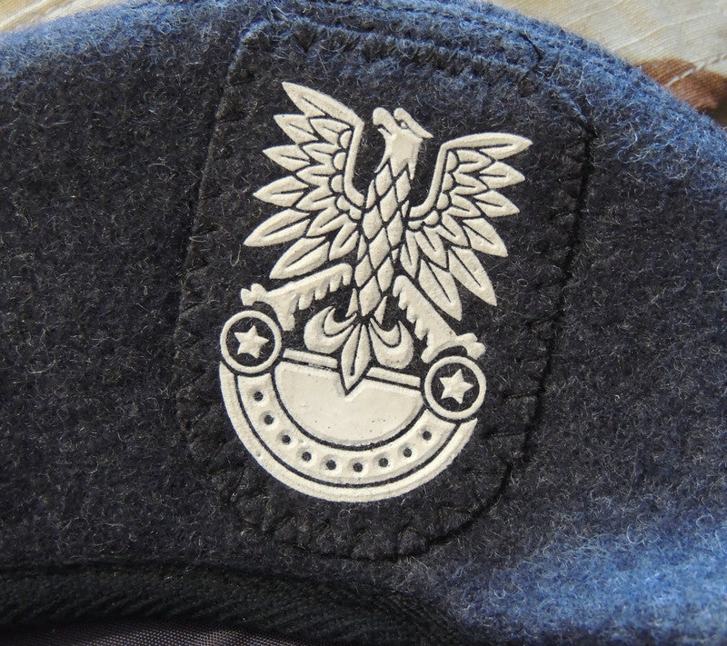 beret LWP stalowy lotnictwo rozmiar 54 PRL
