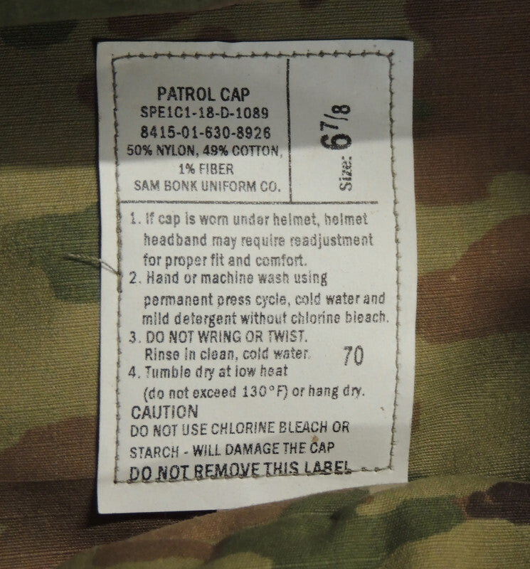 Czapka OCP Multicam Scorpion rozmiar 6 7/8 USA