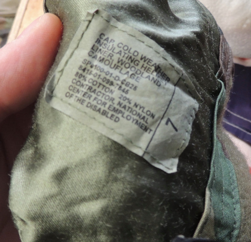 Czapka Zimowa Woodland US Army ECWCS 7